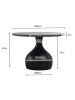 FineBuy Couchtisch in Schwarz / Marmor / 60x60x41