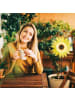 relaxdays 2 x Windrad Sonnenblume in Gelb