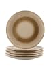 LEONARDO Keramikteller MATERA 6er-Set 22,5 cm beige