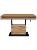 58 aufm Kessel COUCHTISCH Höhenverstellbar Else 2 110x59x60 Holzwerkstoff Wotan Eiche