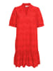 SAINT TROPEZ Kleid GeleksaSZ Gerade Passform in Flame Scarlet