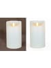 JACK LED Echtwachskerze 12,5cm mit Timer in Perle