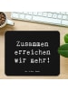Mr. & Mrs. Panda Mouse Pad Spruch Im Team zuMenschmenarbeiten mit S... in Schwarz
