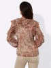 creation L Chiffonbluse in ecru-papaya-bedruckt