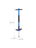 relaxdays Pogo Stick in Blau/ Schwarz - bis 35 kg