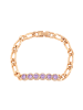 faina Women Bracelet in Rose Gold Violet