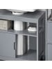 SoBuy Waschbeckenunterschrank in Dunkelgrau - (B)60 x (H)60 x (T)30cm