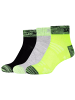 Skechers Skechers 3PPK Boys Mesh Ventilation Quarter Socks in Gelb