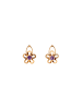 NAEMI Women Earrings in Rose Gold Violet