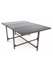 VCM  Rattan Gartentisch Balkontisch Raloso 170x110 in Braun