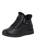 remonte Stiefelette in Schwarz/Schwarz