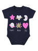 TupTam Baby Kurzarm Body mit Aufdruck Spruch 5er Pack in beige/rosa