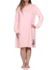 NORMANN Nachthemd langarm Bündchen am Ärmel - 81995 in rosa