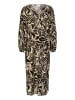 Kaffe Kleid KAcelia A-shape in Feather Gray/Black Graphic