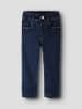 name it Thermojeans mit Fleecefutter Nmfsalli Slim Fit in dark blue denim