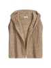 Marc O'Polo Ärmelloser Cardigan loose in Sandpaper