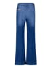 CARTOON Stretch-Jeans mit Stickerei in Blau