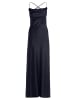 Vera Mont Abendkleid mit Wasserfallausschnitt in Night Sky
