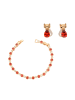 faina Women Jewelry Set in gold