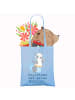 Mr. & Mrs. Panda Tote Bag Panda Bauchtanz mit Spruch in Sky Blue