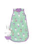 Schlummersack Babyschlafsack, 1.0 TOG in Mint-Lila