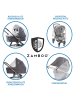 ABC-Design Kombi-Kinderwagen Salsa 5 Air inkl. Babywanne in braun