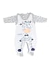 TupTam Baby Unisex Strampler-Set mit Aufdruck Spruch 2-tlg in weiß-kombi