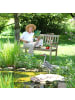 relaxdays 2x Dekofigur "Reiher" in Grau
