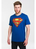 Logoshirt T-Shirt Superman in blau