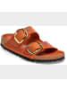 Birkenstock Sandale Big Buckle Oiled Leather in Orange