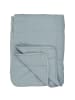 IB Laursen Vintage Quilt unifarben Baumwolldecke in nordic sky