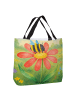 Mr. & Mrs. Panda Damen Schultertasche Hummel Blume Design ohne S... in Weiß