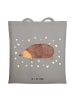 Mr. & Mrs. Panda Tote Bag Igel Herzen ohne Spruch in Light Grey