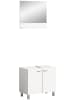 ebuy24 Waschbeckenunterschrank Boston/Tampa (2-teilig) Weiß 57 x 33 cm
