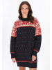 usha BLUE LABEL Women Dress in navy multicolor