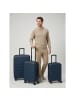 Saxoline Miami 4 Rollen Kofferset 3-teilig mit Dehnfalte in navy blue