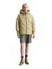 Marc O'Polo DENIM Lange Kapuzen-Steppjacke relaxed in Artichoke Leaf