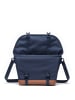 Herschel Cove Messenger - Umhängetasche S 24.5 cm (grid-black) in navy/saddle brown