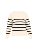 DreiMaster Women Sweater in offwhite black