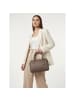 Lazarotti Bologna Leather Bowling-Bag Handtasche Crossbody Leder 26 cm in taupe