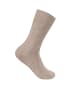 CASH-MERE.CH Kuschelsocken in Beige Melange