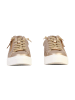 Xti Sneaker mit Schnürsenkeln Gold