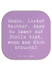 Mr. & Mrs. Panda Abwaschbare Untersetzer Spruch Danke Nachbar mi... in Lavendeltraum