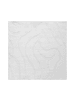 Beliani Kurzflor SALVORI in Weiß - (W) 160 x (L) 160 cm