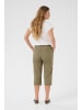 CULTURE Caprihose CUhalina Regular fit in Dusky Green Wash