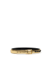 Dolce & Gabbana Gold Leder Regular Gürtel