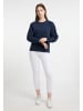 DreiMaster Maritim Damen Sweatshirt Mit Rundhals in Dunkelmarine
