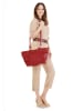 Samantha Look Shopper echt Leder in rot