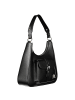 La Martina Schwarz Leder Damen Schulter Tasche