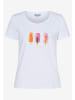More & More T-Shirt in weiß mehrfarbig